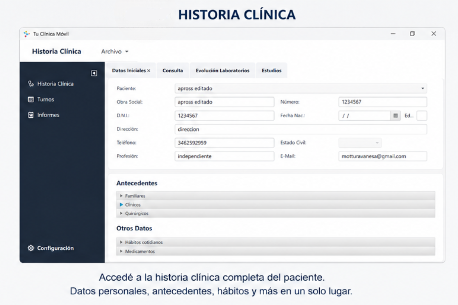 Historia Clínica